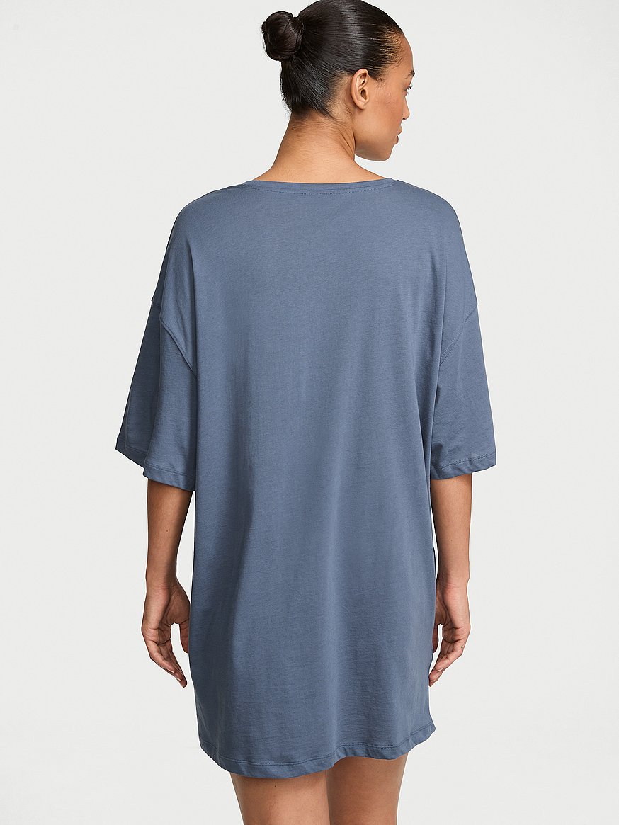 100% cotton oversized sleep tee 100% cotton oversized sleep tee