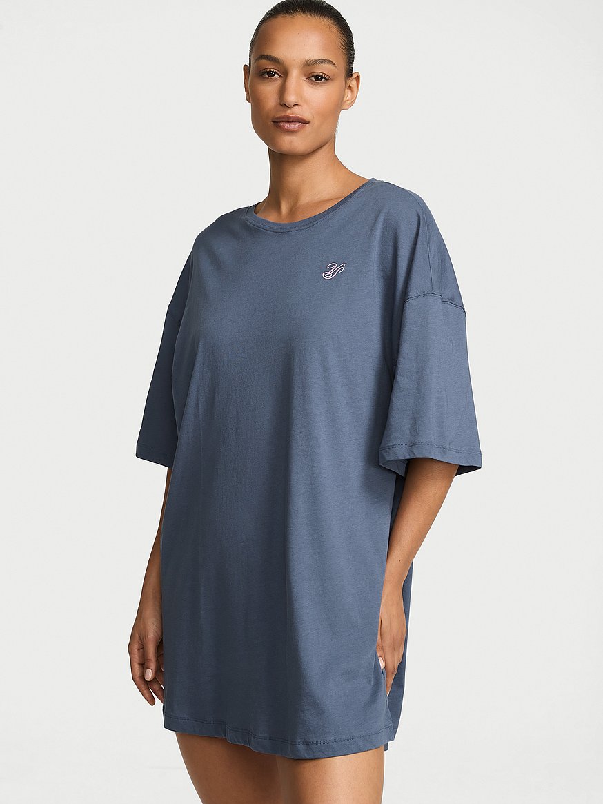 100% cotton oversized sleep tee 100% cotton oversized sleep tee
