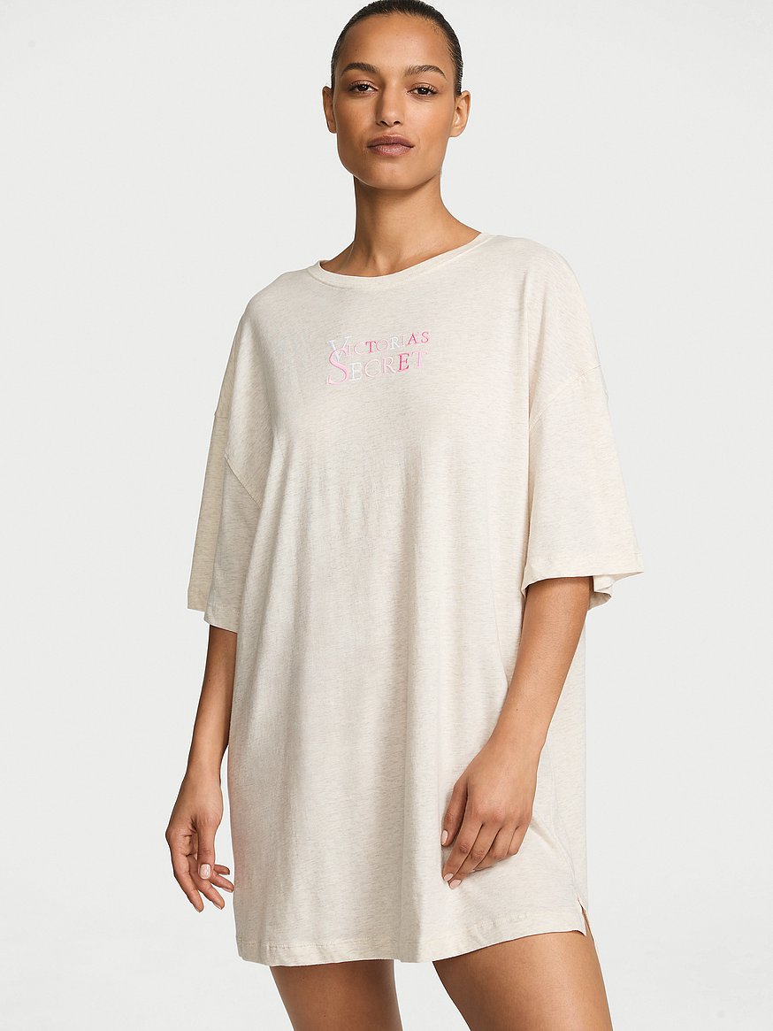 100% cotton oversized sleep tee 100% cotton oversized sleep tee