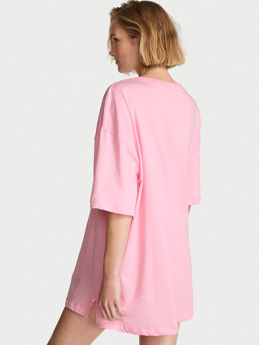 100% cotton oversized sleep tee 100% cotton oversized sleep tee