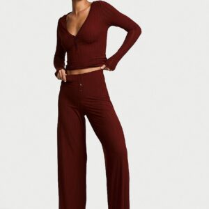 sosoft™ modal ultra fine henley top & pant set