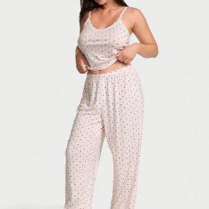 Витрина pointelle rib tank & pant set
