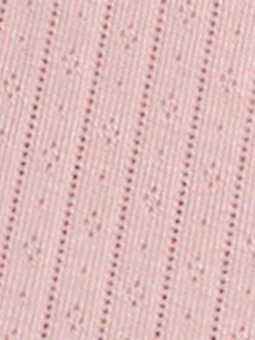 pointelle rib long sleeve tee & short set pointelle rib long sleeve tee & short set