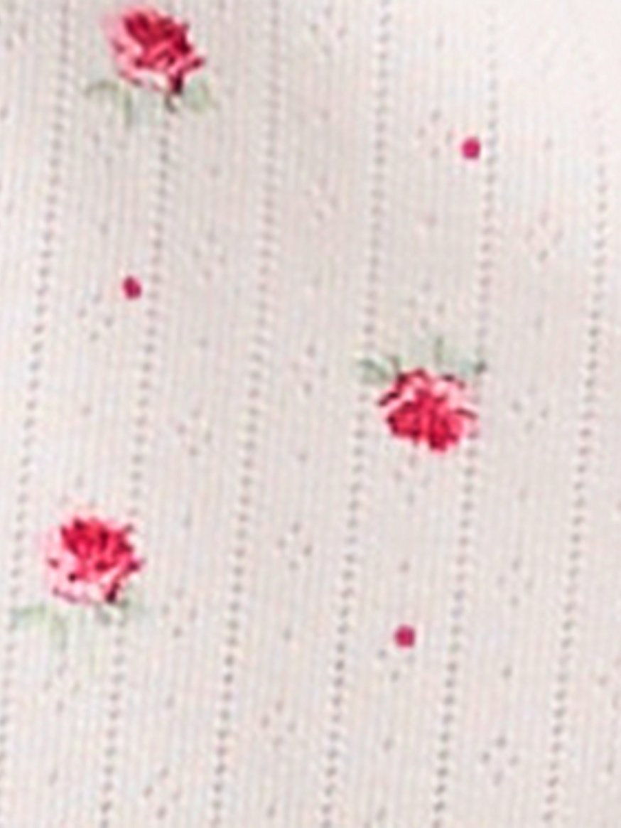 pointelle rib long sleeve tee & short set pointelle rib long sleeve tee & short set