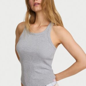 Home vs iconic rib racerback tank