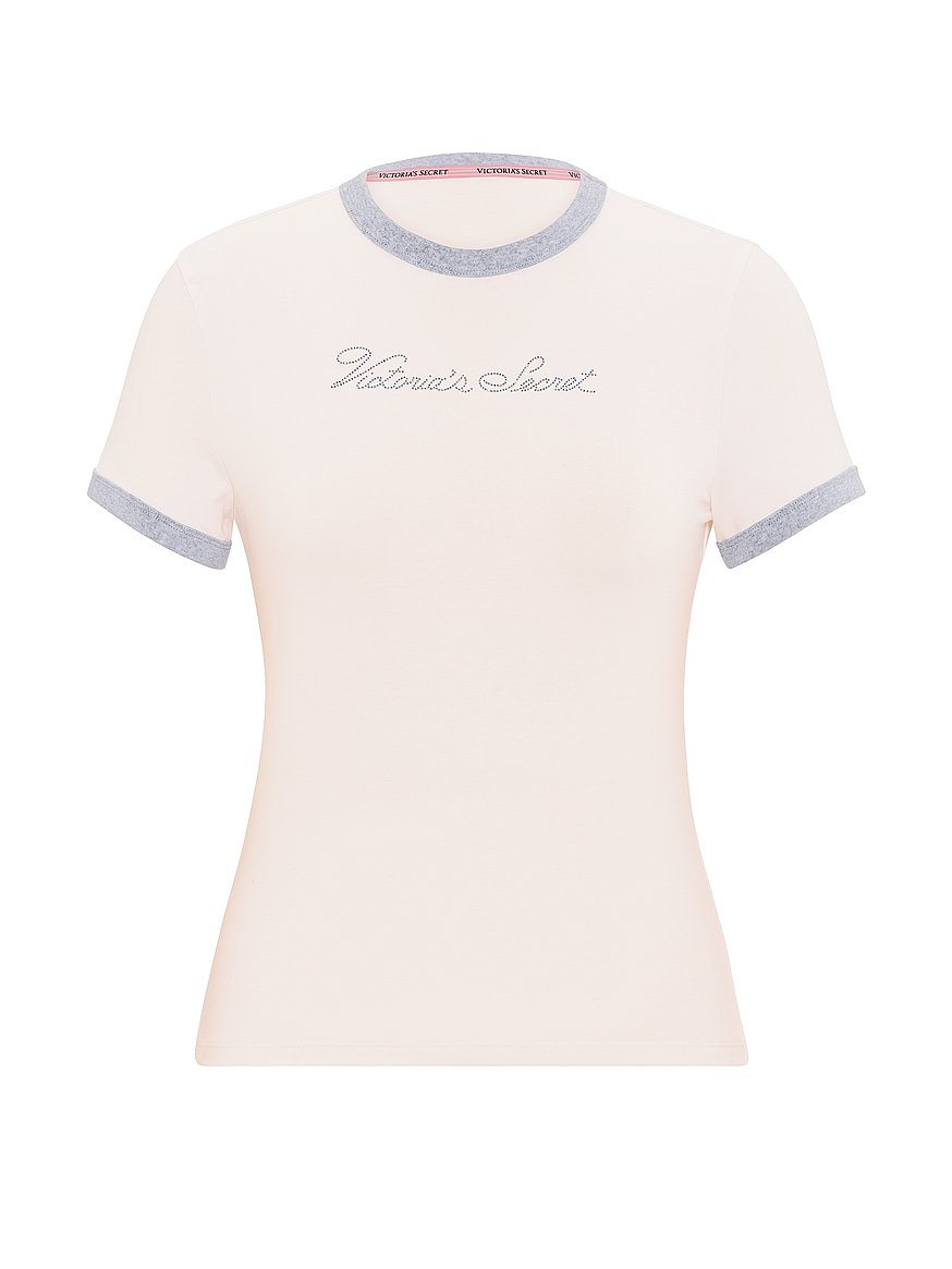 stretch cotton ringer tee stretch cotton ringer tee