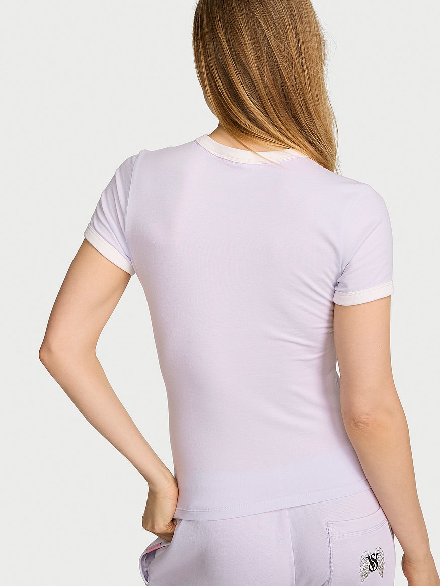 stretch cotton ringer tee stretch cotton ringer tee