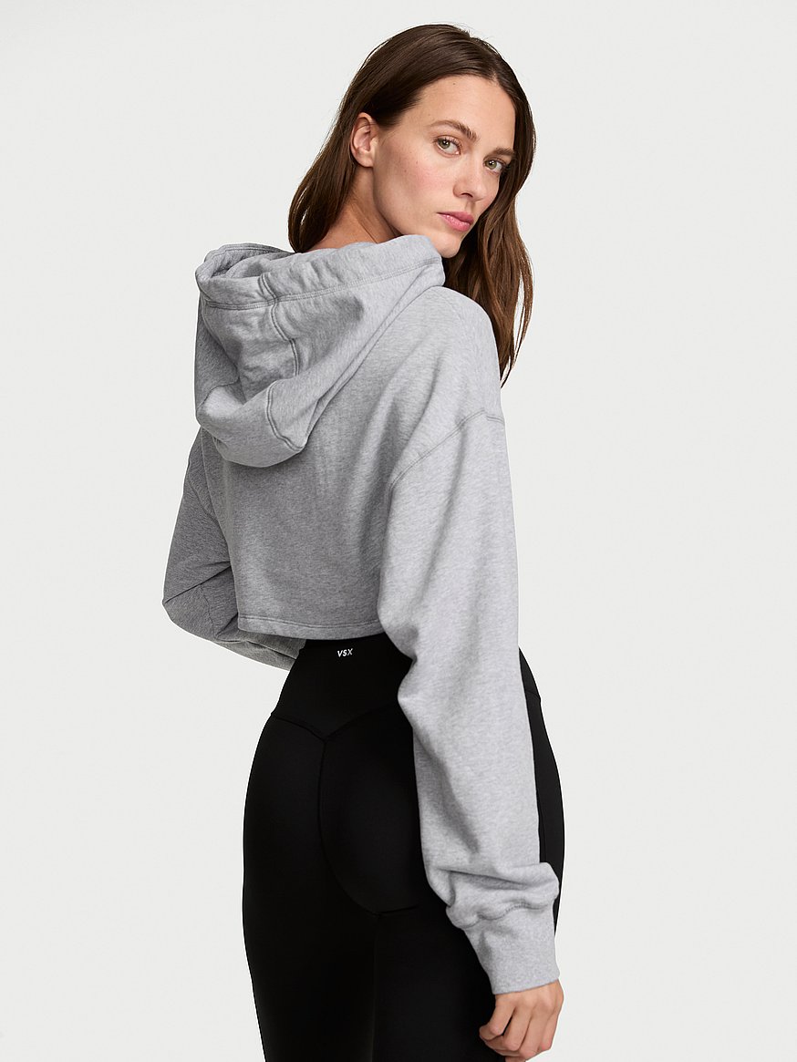 off duty terry hoodie shrug off duty terry hoodie shrug