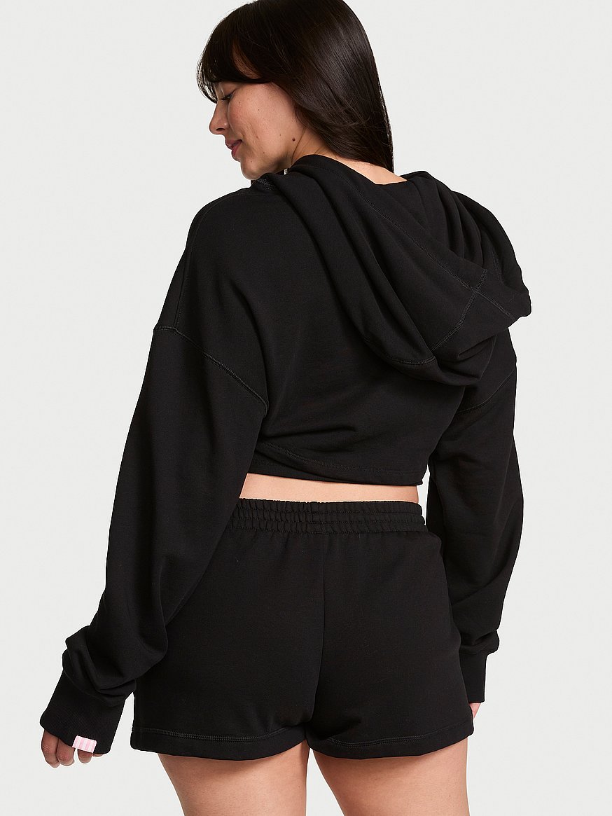off duty terry hoodie shrug off duty terry hoodie shrug