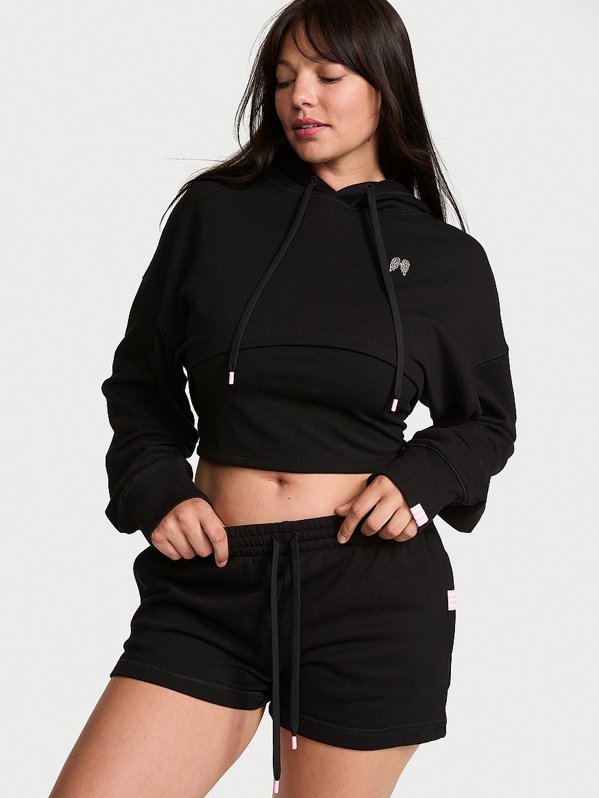 off duty terry hoodie shrug off duty terry hoodie shrug