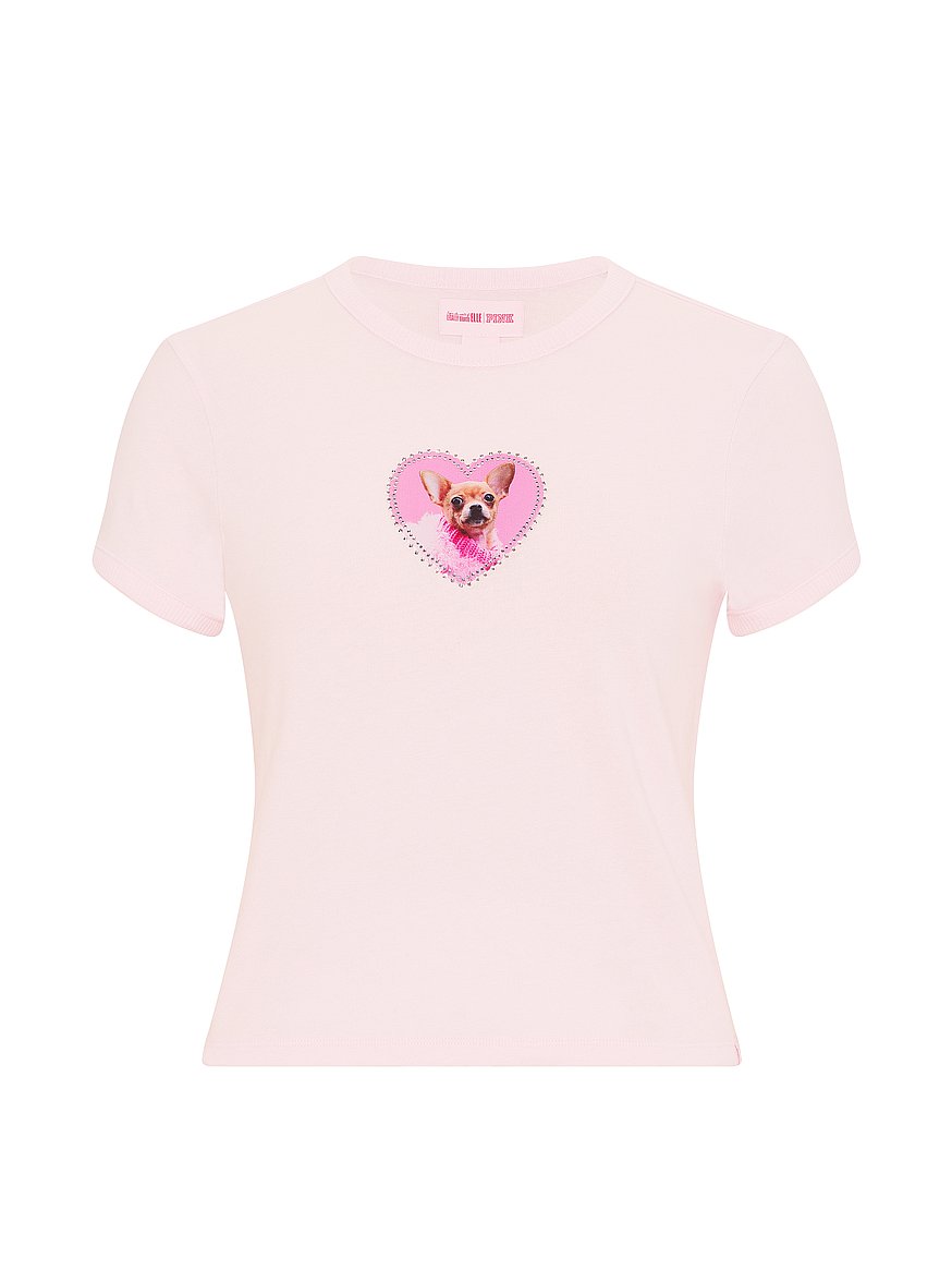 pink | elle baby tee pink | elle baby tee