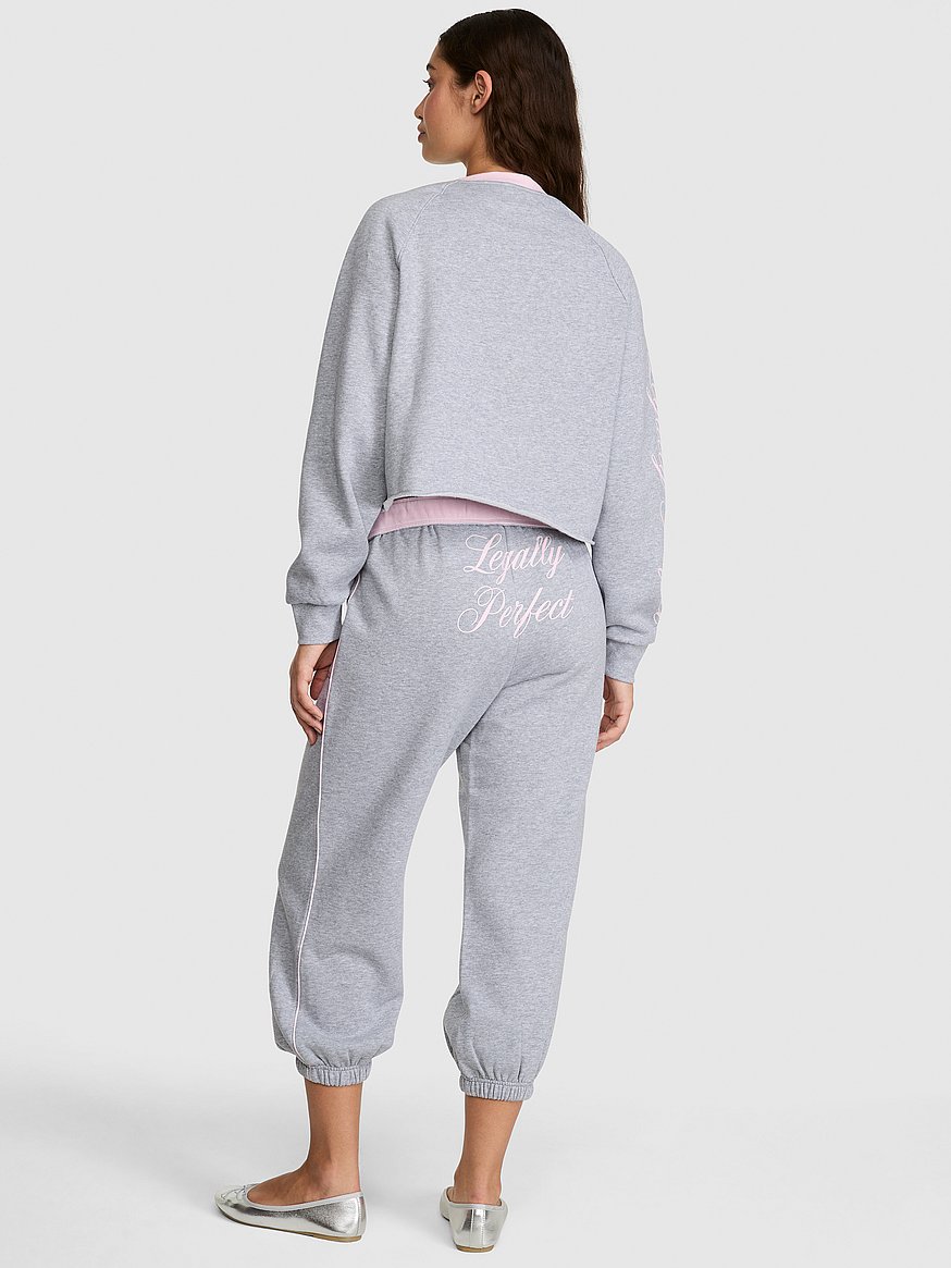 pink | elle campus fleece™ capri sweatpants pink | elle campus fleece™ capri sweatpants