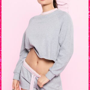 pink | elle campus fleece™ shortie
