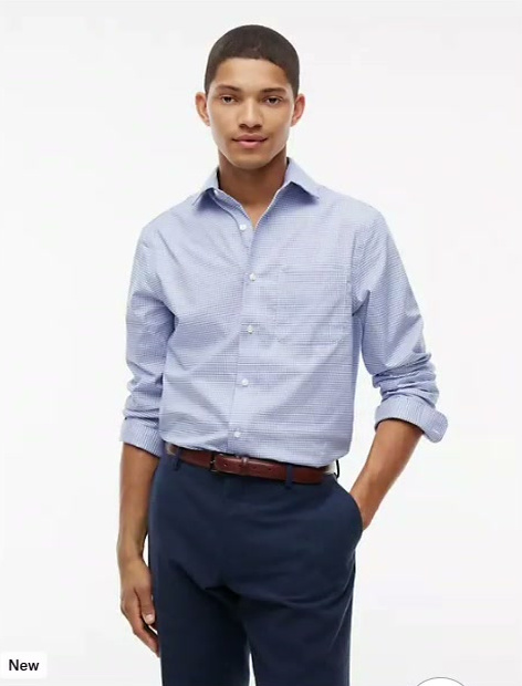 regular fit check thflex dress shirt