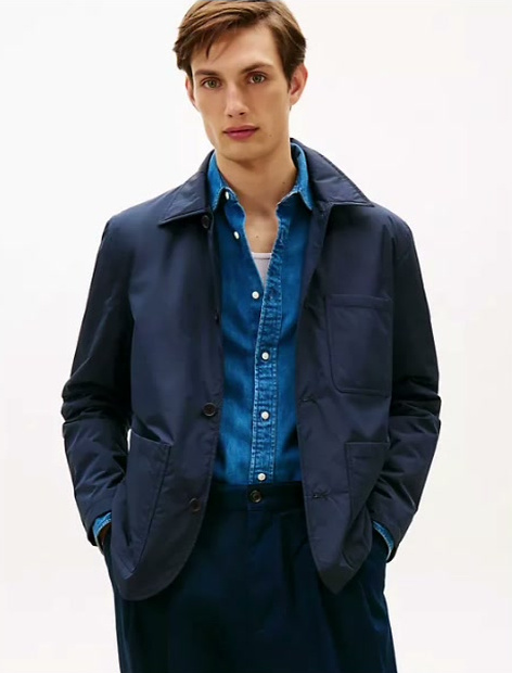 water repellent packable chore jacket