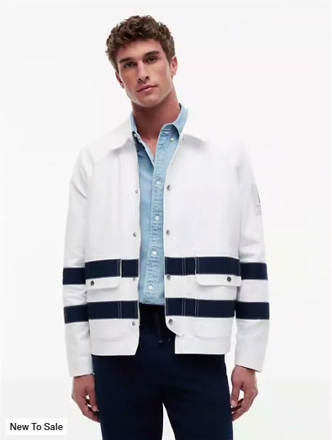 nautical stripe jacket