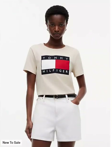 big flag logo t shirt