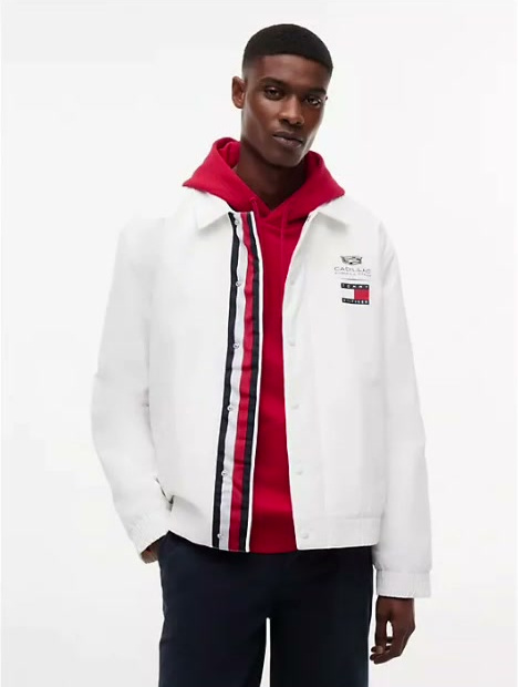tommy x cadillac f1® team coach jacket