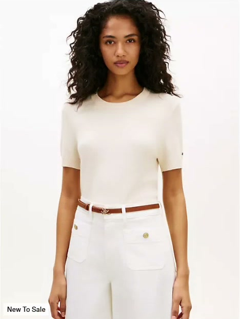 lightweight short sleeve sweater
