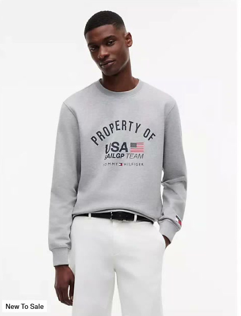 tommy x us sailgp team property sweatshirt