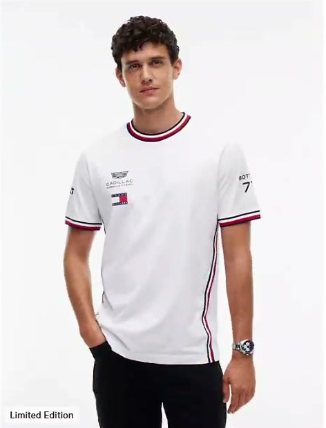 tommy x cadillac fl@ team driver 77 replica t shirt