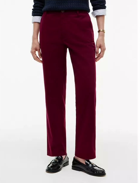 relaxed straight stretch chino