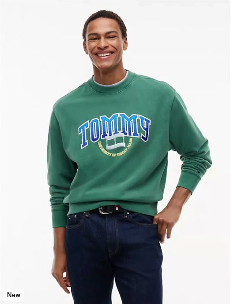 tommy jeans garment dyed sweatshirt