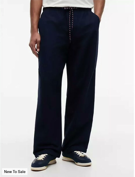 tommy jeans baggy sail parachute pant