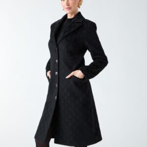linda wool blend coat