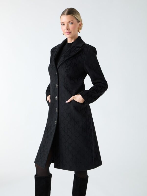 linda wool blend coat