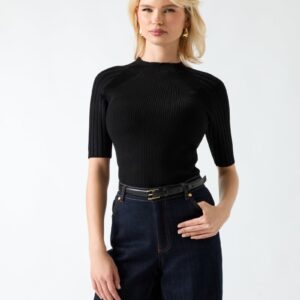 yuri mock neck top