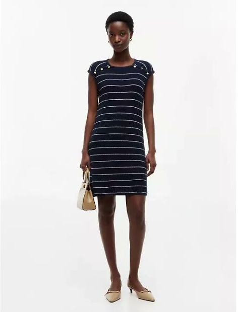 nautical knit mini dress