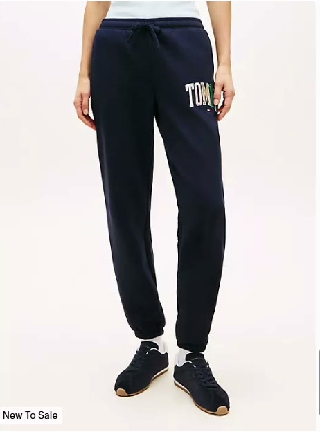 multicolor varsity tommy logo sweatpant