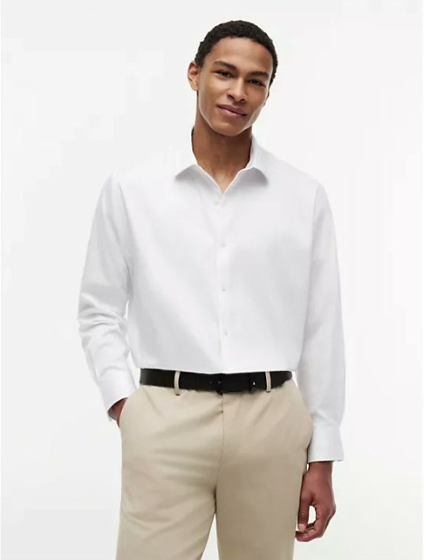 slim fit thflex dress shirt