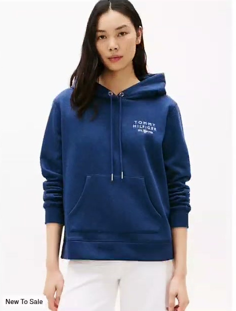 monotype logo heathered hoodie
