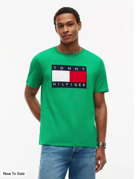 big flag logo t shirt