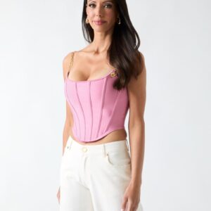 aisha bustier bandage crop top
