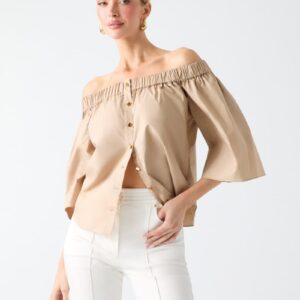 pat off the shoulder top