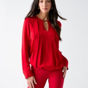 anita keyhole blouse