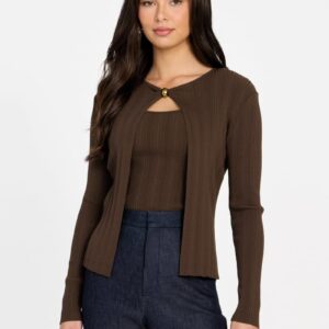 kathleen ribbed sweater set