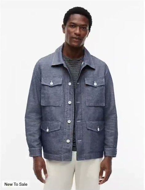 chambray field jacket