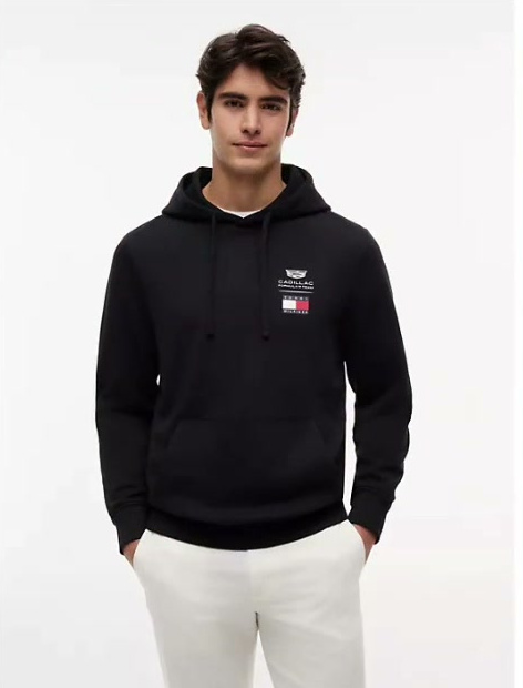 tommy x cadillac fl@ team logo hoodie