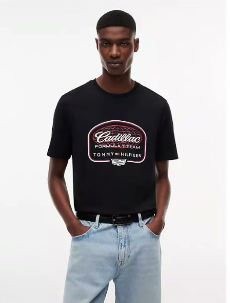 tommy x cadillac fl@ team globe t shirt