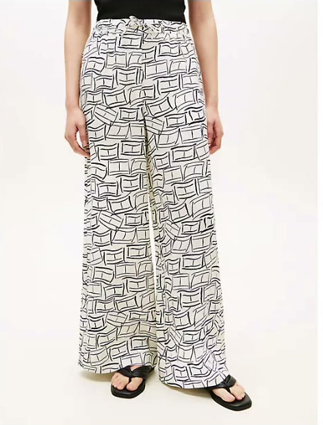 relaxed linen pull on pant