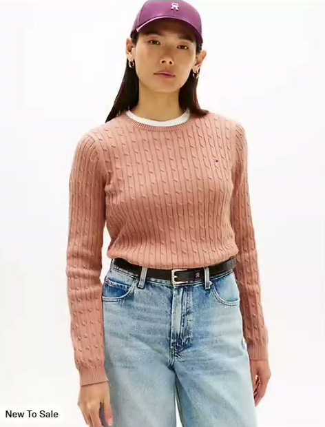 cable knit sweater