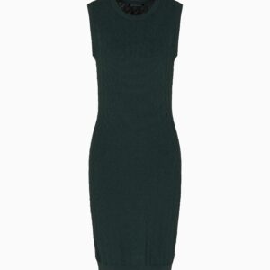 Платье футляр из вискозы monogram по всей длине
