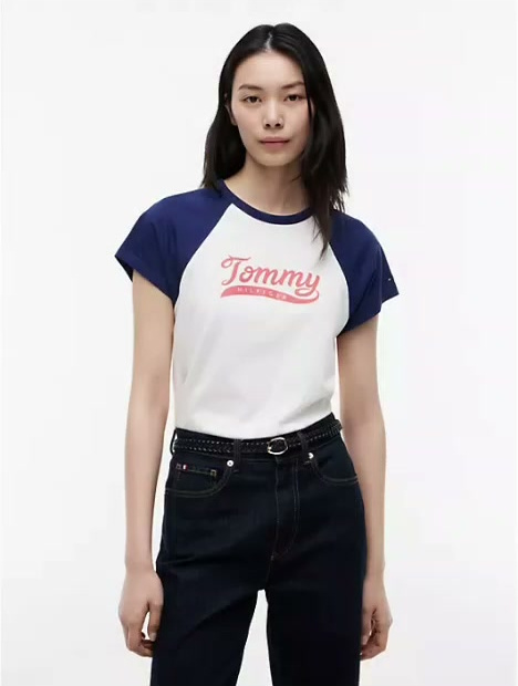 varsity logo raglan t shirt