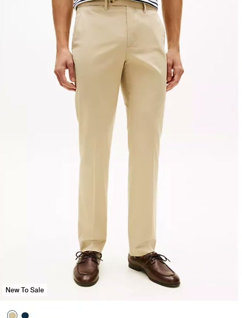 new york label straight fit chino