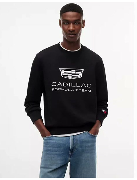 tommy x cadillac fl@ team logo sweatshirt