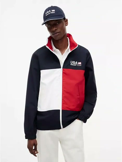 tommy x us sailgp team flag regatta jacket